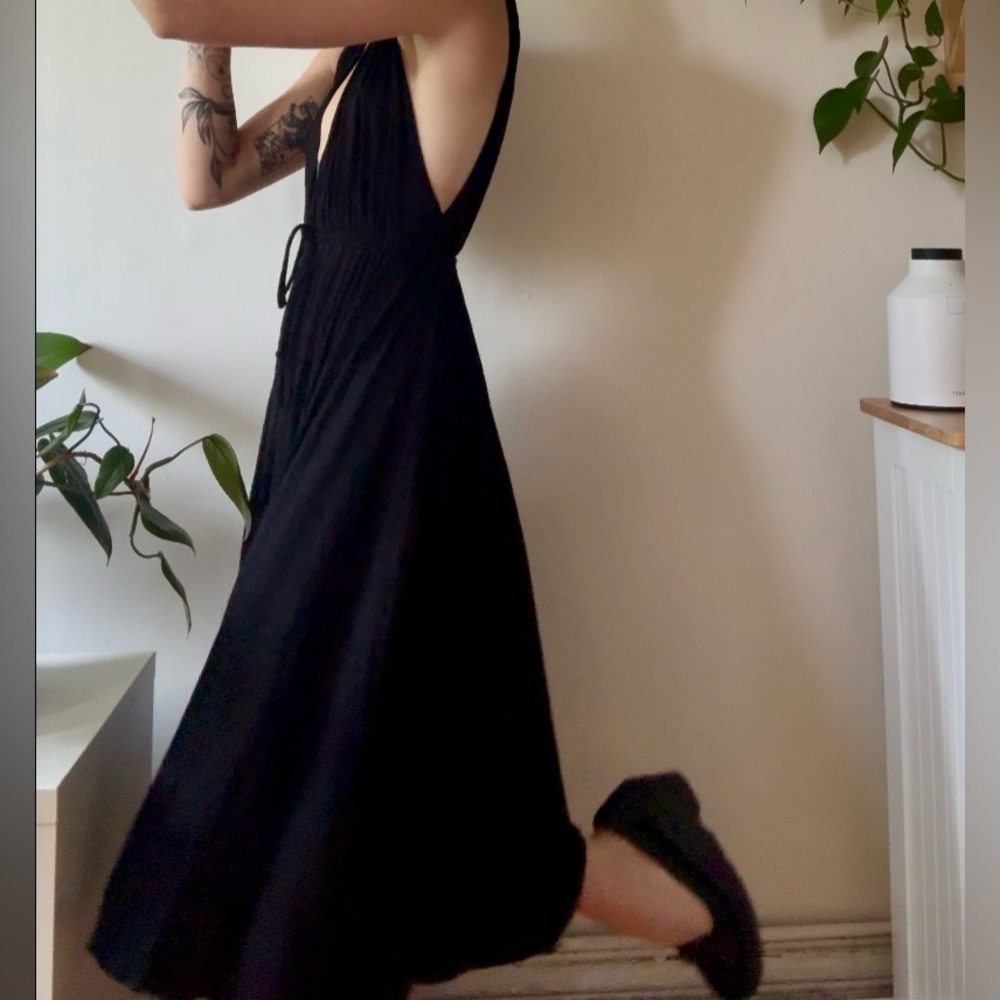 Vintage François Beauregard Midi Dress – ( Size M - ajustable) - Picture 2 of 8